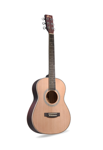גיטרה אקוסטית עם חבית חיובית מאט טבעית בגודל 36 אינץ' עם הוספת צלולואיד (AF168-36)