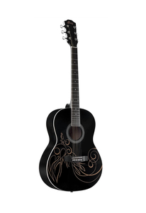 גיטרה אקוסטית בגודל 39 אינץ' ניתנת להתאמה אישית עם ידית התאמה (AF227A)