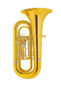 Tuba לכה זהב בעבודת יד 4/4 -בינוני(TU-M3488G)