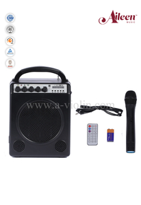 רדיו FM מקצועי, הקלטה/Bluetooth, USB, מחבר כרטיס SD מיני מגבר (AL-730)