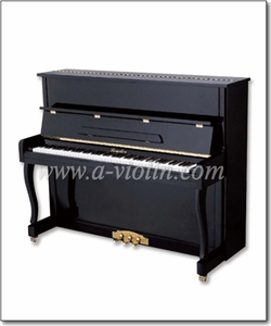 דגם הוראה מלוטש שחור 88 קלידים פסנתר זקוף/אקוסטי/שקט (AUP-120)