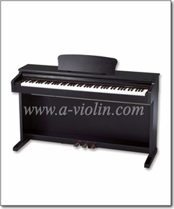 88 קלידים פסנתר דיגיטלי זקוף חום/שחור (DP810)