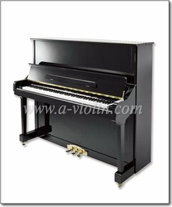 פסנתר זקוף אקוסטי 88 קלידים/דגם שדרוג פסנתר שקט שחור מלוטש (AUP-131)