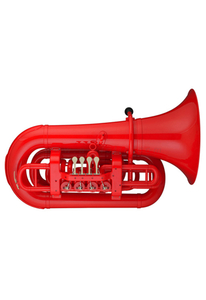 ABS אדום 4 שסתומים סיבוביים Tuba Best למתחילים (TU230P-RD)