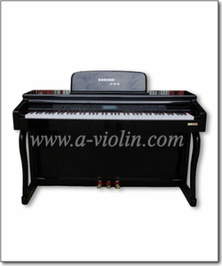פסנתר דיגיטלי 88 קלידים פסנתר זקוף פולני שחור (DP606)