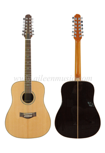 גיטרה אקוסטית מוצק ספרוס 12 מיתרים (AFM30-12)